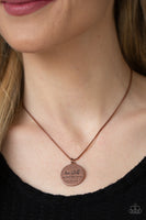 Paparazzi " Be Still " Copper Metal "Be Still and Know I am the Lord" Psalm 46-10 Necklace Set