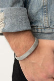 "Ready, Willing, and Cable" Men's Silver Metal Mesh Unisex Cuff Bracelet