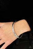 Paparazzi " Perfect Present " Silver Metal " JAMES 3:17 " Inspirational Bangle Bracelet
