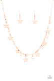"Starry Shindig" Copper Metal Multi Star Necklace Set