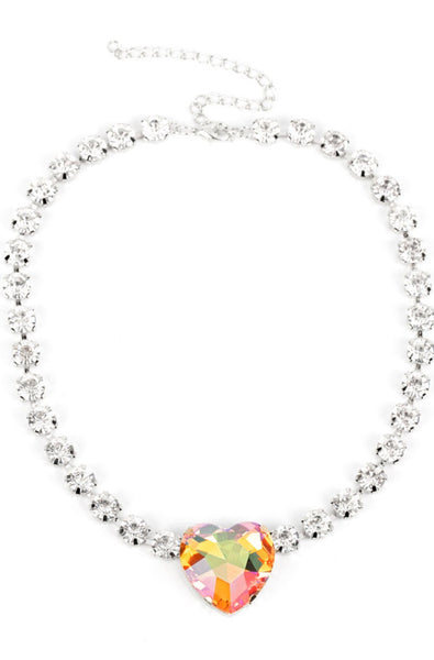 Buy the Designer J. Crew Gold-Tone Rhinestone Multicolor Crystal Statement  Necklace | GoodwillFinds