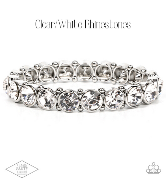 Little Heartbreaker - Heart Gems - Silver Bracelet - Paparazzi Accesso –  Bejeweled Accessories By Kristie